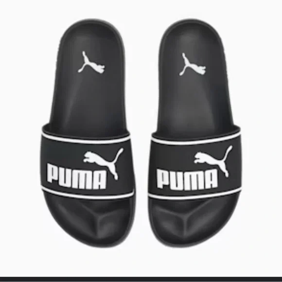 Puma collection Black Slides - Picture 1 of 5